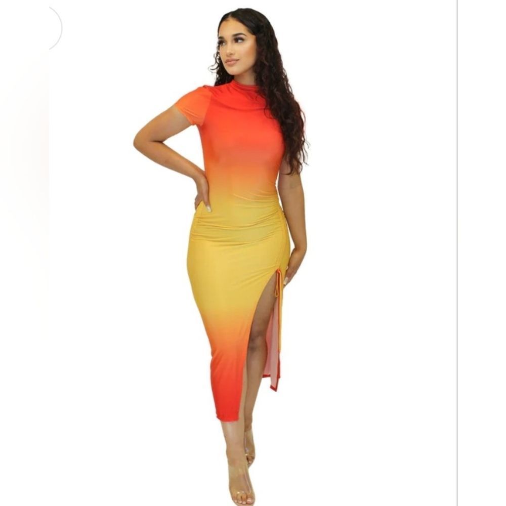 Gibiu Ombre Maxi Dress